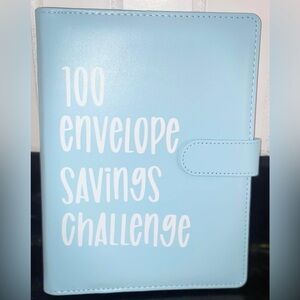 100 envelope challenge money saving binder. Save $5,050